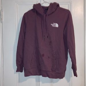 Purple NorthFace sweatshirt